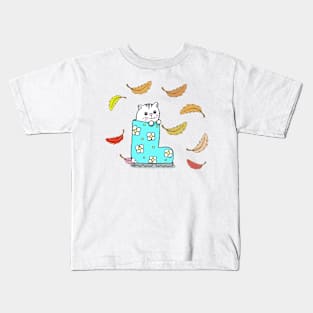 The rain of leaves does not wet Kids T-Shirt